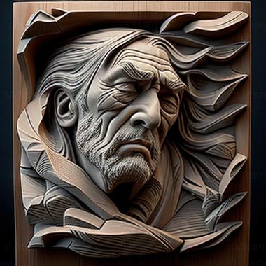 3D model Richard Morrell Steigg American artist (STL)